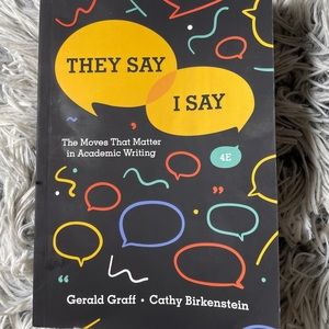 They Say I Say 4th edition